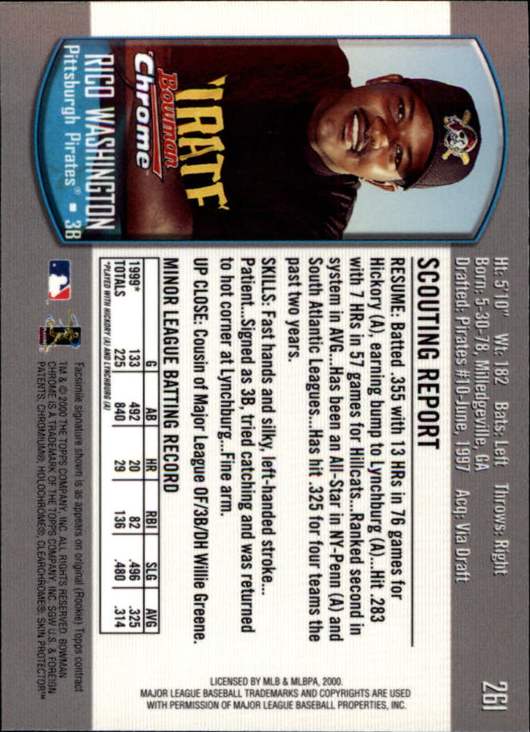 A8360- 2000 Bowman Chrome BB Cards 1-266 +Rookies -You Pick- 15+ FREE US SHIP - Picture 345 of 355