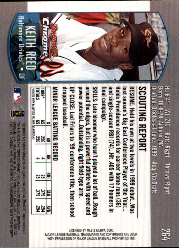 A8360- 2000 Bowman Chrome BB Cards 1-266 +Rookies -You Pick- 15+ FREE US SHIP - Picture 351 of 355