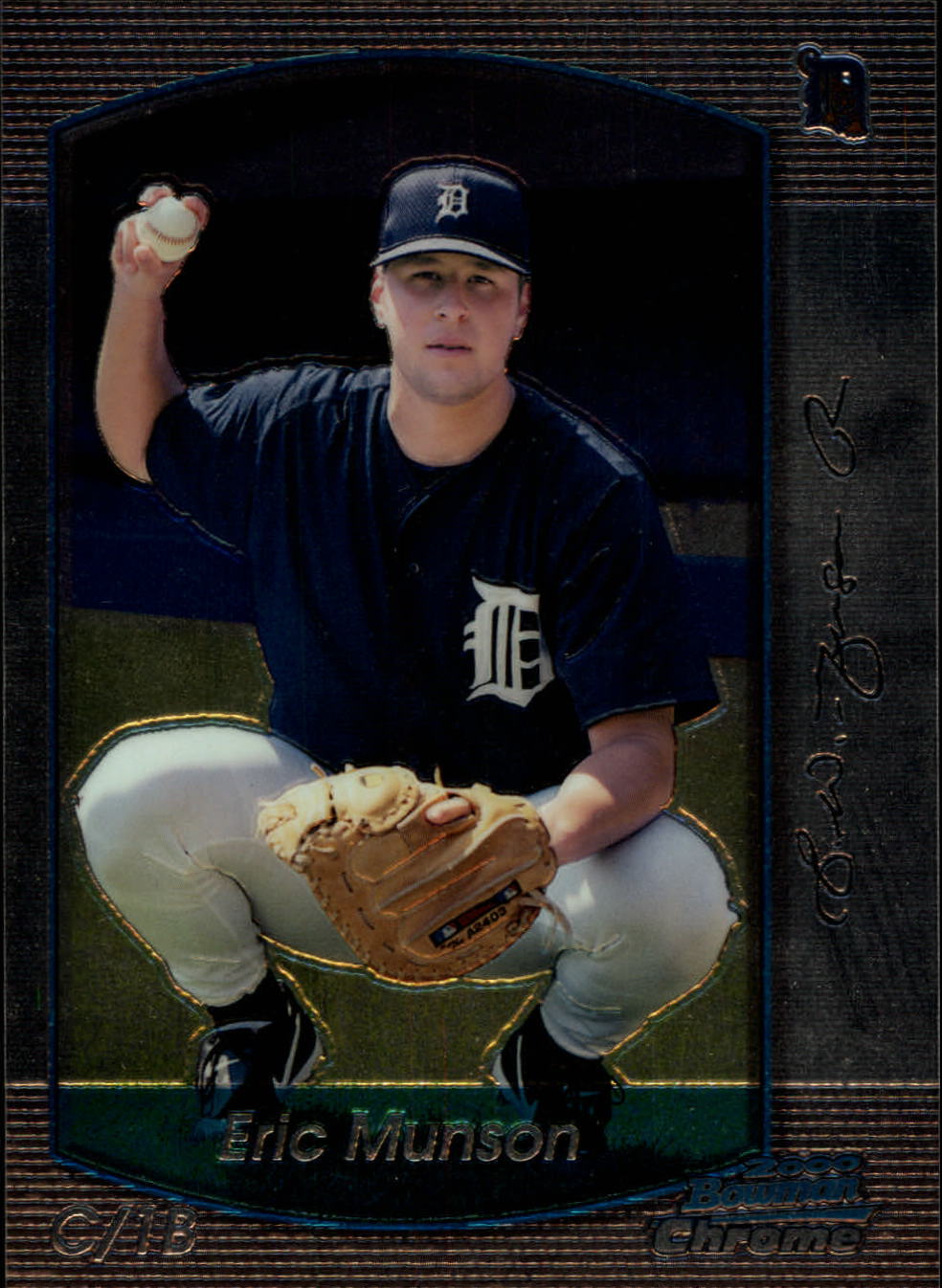 2000 Bowman Chrome Oversize #6 Eric Munson