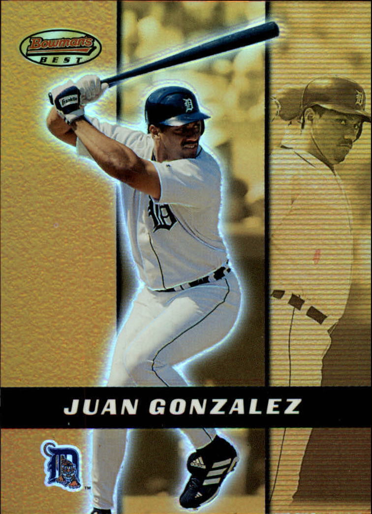 2000 Bowman's Best #38 Juan Gonzalez