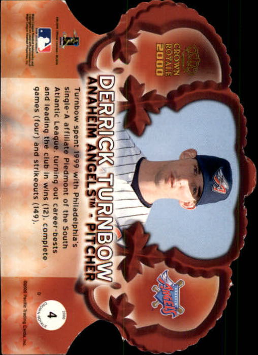 2000 Crown Royale Limited #4 Derrick Turnbow back image
