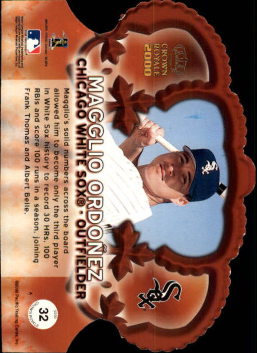 2000 Crown Royale Limited #32 Magglio Ordonez back image