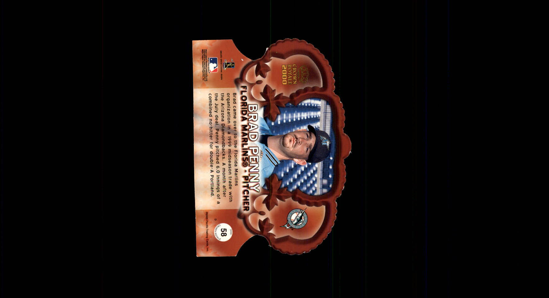 2000 Crown Royale Limited #58 Brad Penny #'d to 144