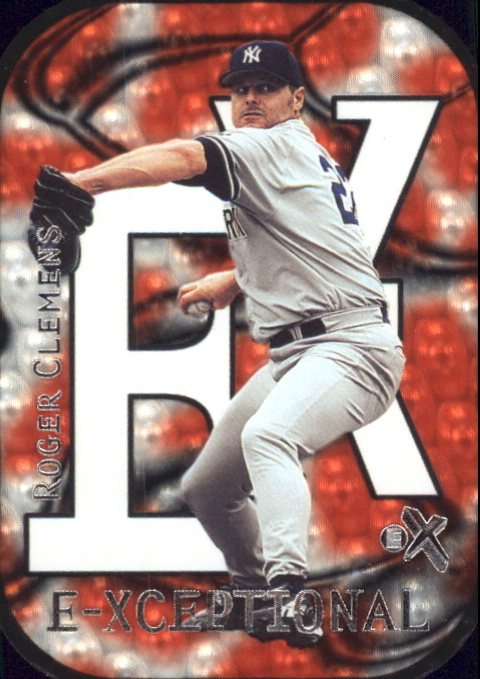 2000 E-X E-Xceptional Red #XC13 Roger Clemens