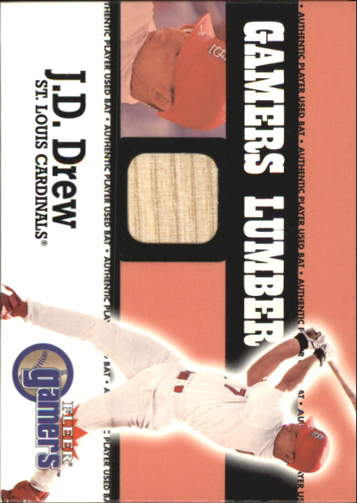 2000 Fleer Gamers Lumber #15 J.D. Drew