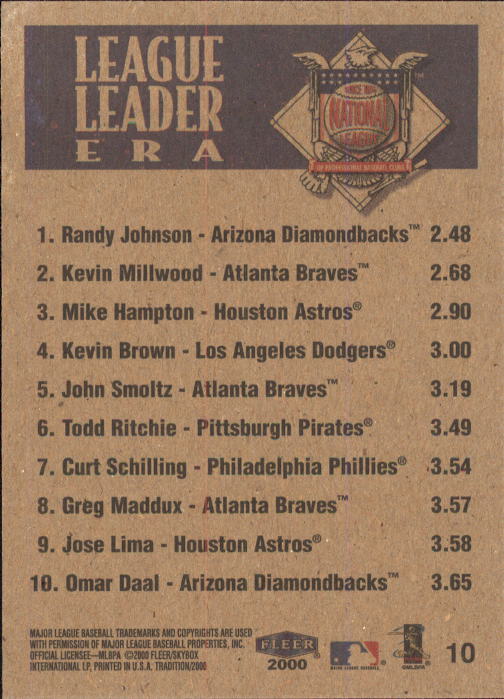 2000 Fleer Tradition Baseball "Main Set" Base Cards #1 to #225 - Picture 21 of 435