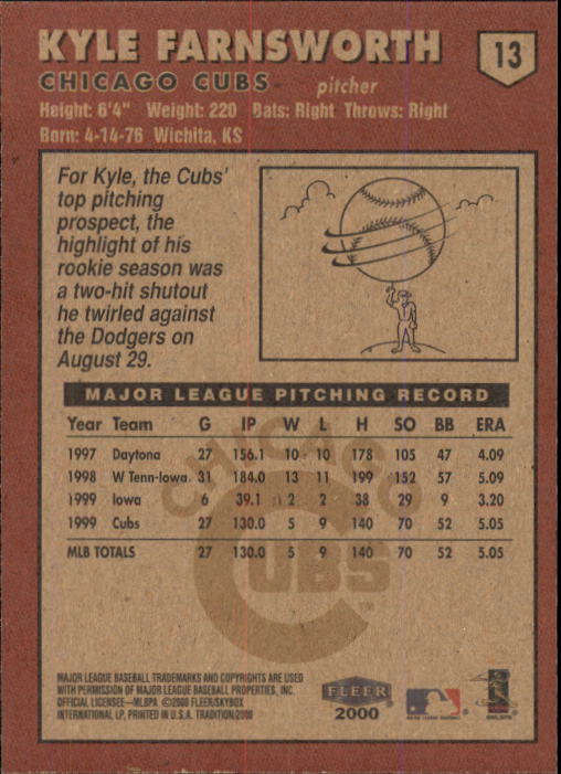 A1934- 2000 Fleer Tradition BB #s 1-250 +Rookies -You Pick- 15+ FREE US SHIP - Picture 13 of 461