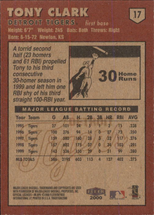 A1934- 2000 Fleer Tradition BB #s 1-250 +Rookies -You Pick- 15+ FREE US SHIP - Picture 19 of 461