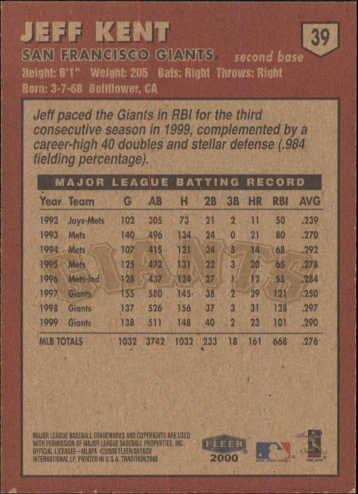 A1934- 2000 Fleer Tradition BB #s 1-250 +Rookies -You Pick- 15+ FREE US SHIP - Picture 61 of 461