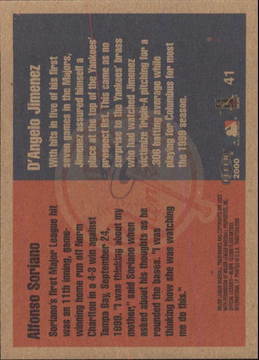 A1934- 2000 Fleer Tradition BB #s 1-250 +Rookies -You Pick- 15+ FREE US SHIP - Picture 65 of 461