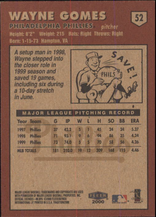A1934- 2000 Fleer Tradition BB #s 1-250 +Rookies -You Pick- 15+ FREE US SHIP - Picture 87 of 461