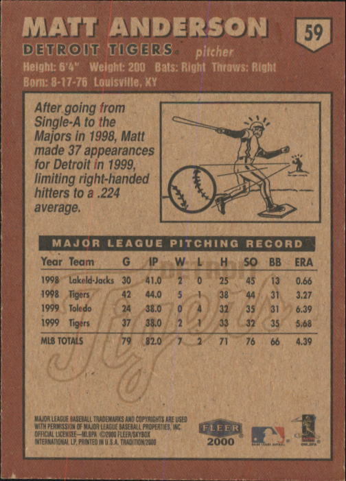 A1934- 2000 Fleer Tradition BB #s 1-250 +Rookies -You Pick- 15+ FREE US SHIP - Picture 99 of 461