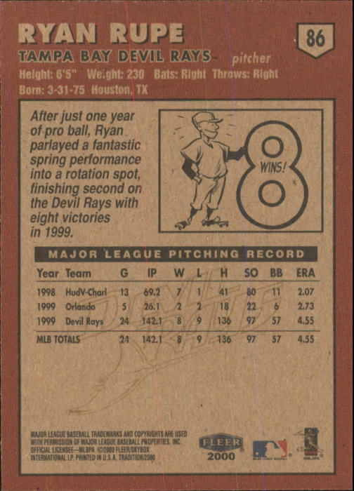 A1934- 2000 Fleer Tradition BB #s 1-250 +Rookies -You Pick- 15+ FREE US SHIP - Picture 153 of 461