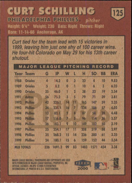 A1934- 2000 Fleer Tradition BB #s 1-250 +Rookies -You Pick- 15+ FREE US SHIP - Picture 227 of 461
