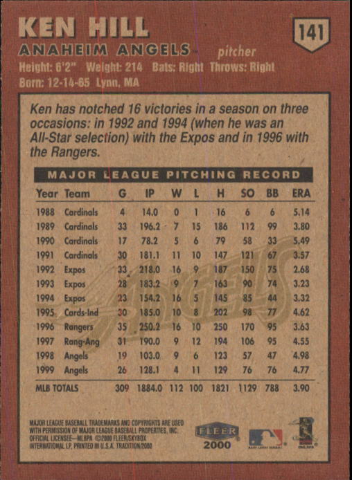 A1934- 2000 Fleer Tradition BB #s 1-250 +Rookies -You Pick- 15+ FREE US SHIP - Picture 257 of 461