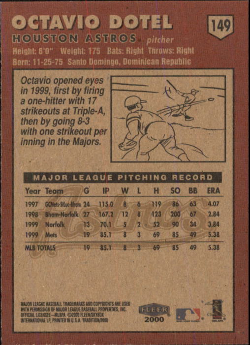 A1934- 2000 Fleer Tradition BB #s 1-250 +Rookies -You Pick- 15+ FREE US SHIP - Picture 273 of 461