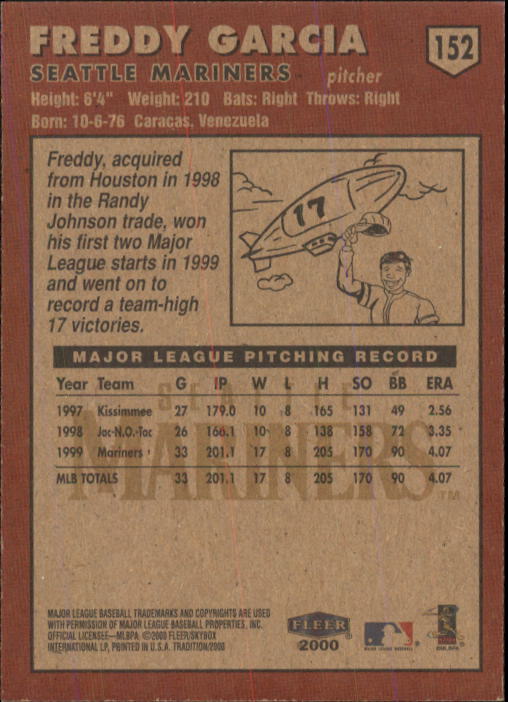 A1934- 2000 Fleer Tradition BB #s 1-250 +Rookies -You Pick- 15+ FREE US SHIP - Picture 277 of 461