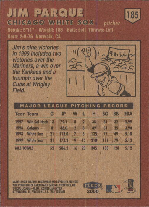 A1934- 2000 Fleer Tradition BB #s 1-250 +Rookies -You Pick- 15+ FREE US SHIP - Picture 339 of 461