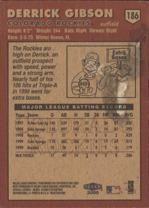 A1934- 2000 Fleer Tradition BB #s 1-250 +Rookies -You Pick- 15+ FREE US SHIP - Picture 341 of 461