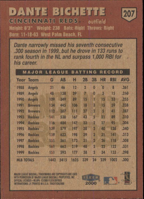 A1934- 2000 Fleer Tradition BB #s 1-250 +Rookies -You Pick- 15+ FREE US SHIP - Picture 381 of 461