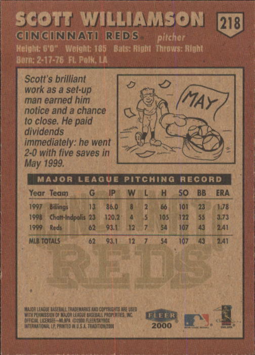 A1934- 2000 Fleer Tradition BB #s 1-250 +Rookies -You Pick- 15+ FREE US SHIP - Picture 403 of 461