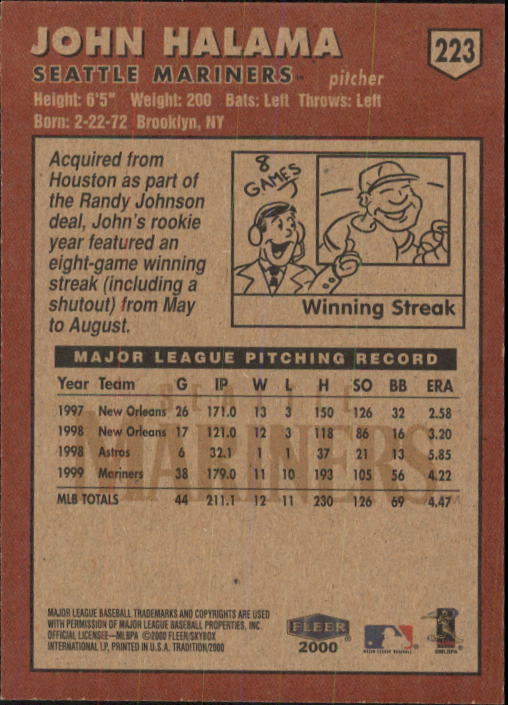 A1934- 2000 Fleer Tradition BB #s 1-250 +Rookies -You Pick- 15+ FREE US SHIP - Picture 411 of 461