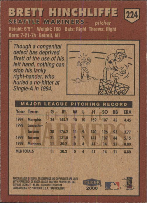 A1934- 2000 Fleer Tradition BB #s 1-250 +Rookies -You Pick- 15+ FREE US SHIP - Picture 413 of 461