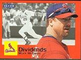 2000 Fleer Tradition Dividends #D13 Mark McGwire