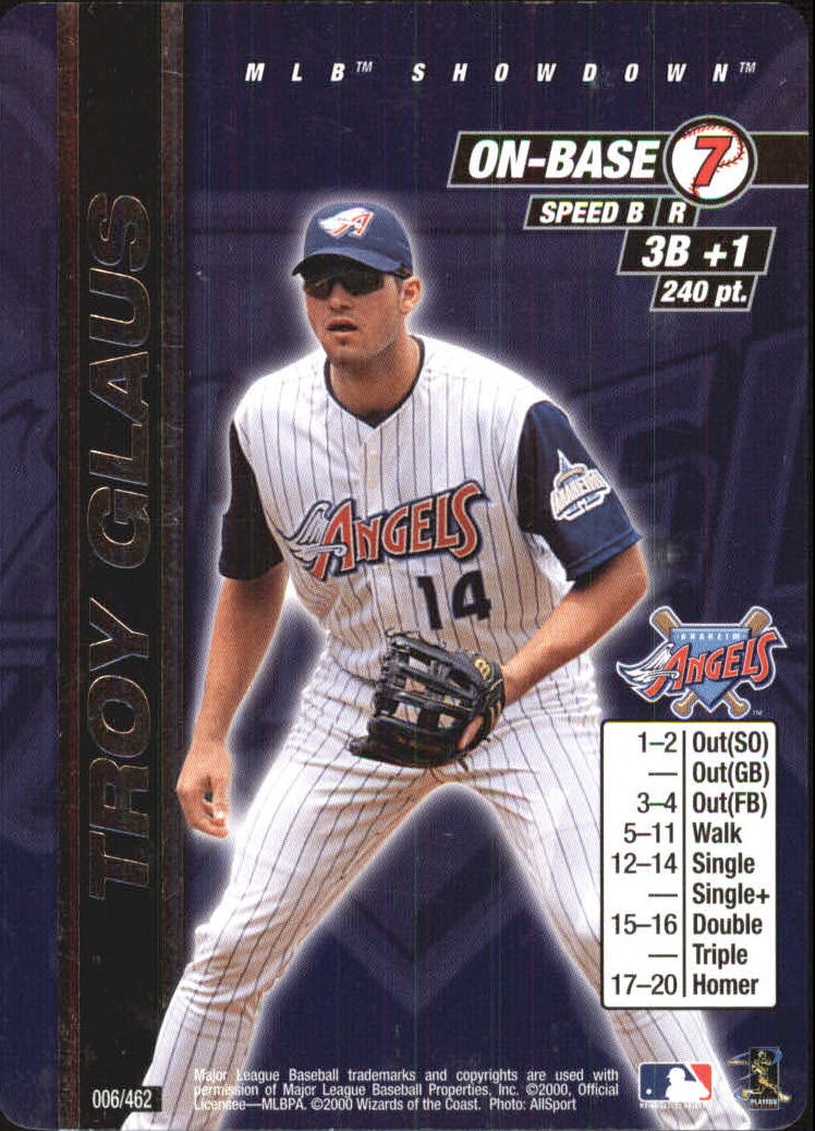 2000 MLB Showdown Unlimited #6 Troy Glaus