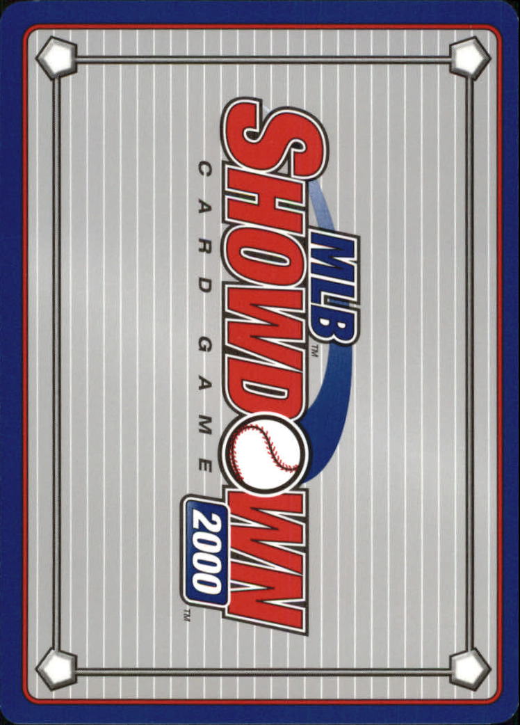 2000 MLB Showdown Unlimited #31 Tony Womack back image