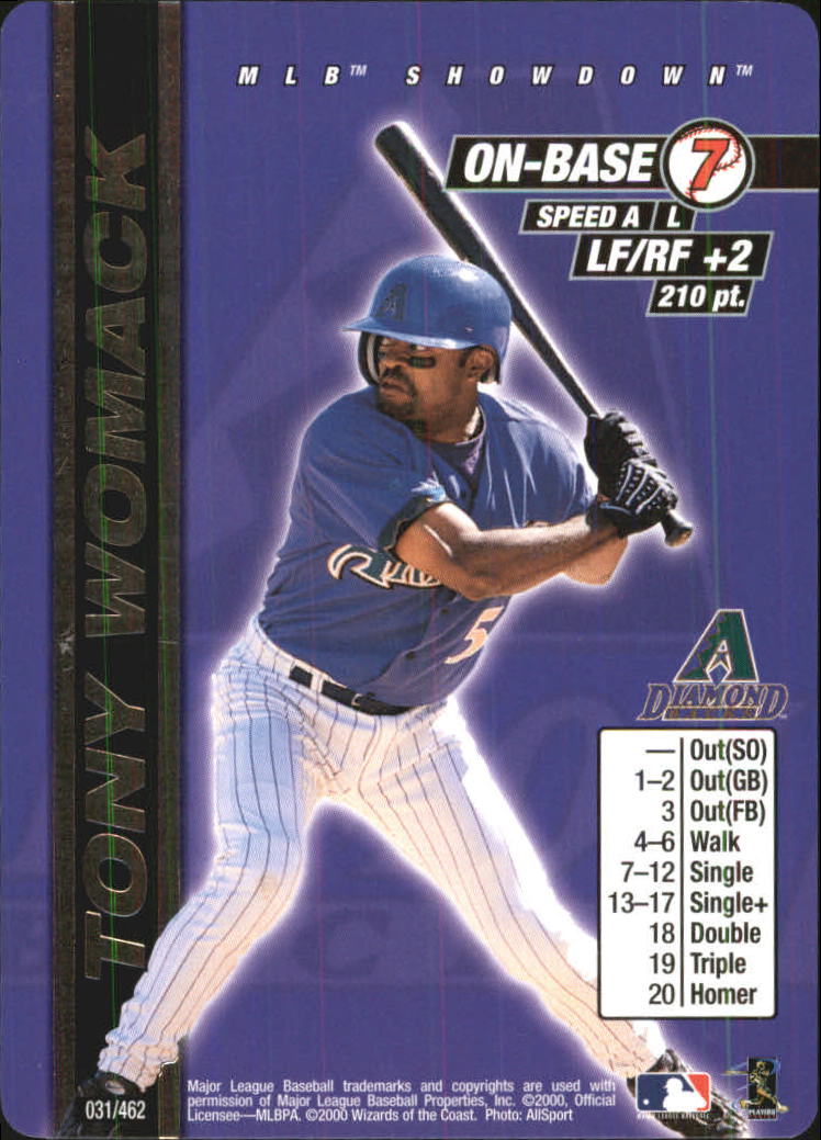 2000 MLB Showdown Unlimited #31 Tony Womack