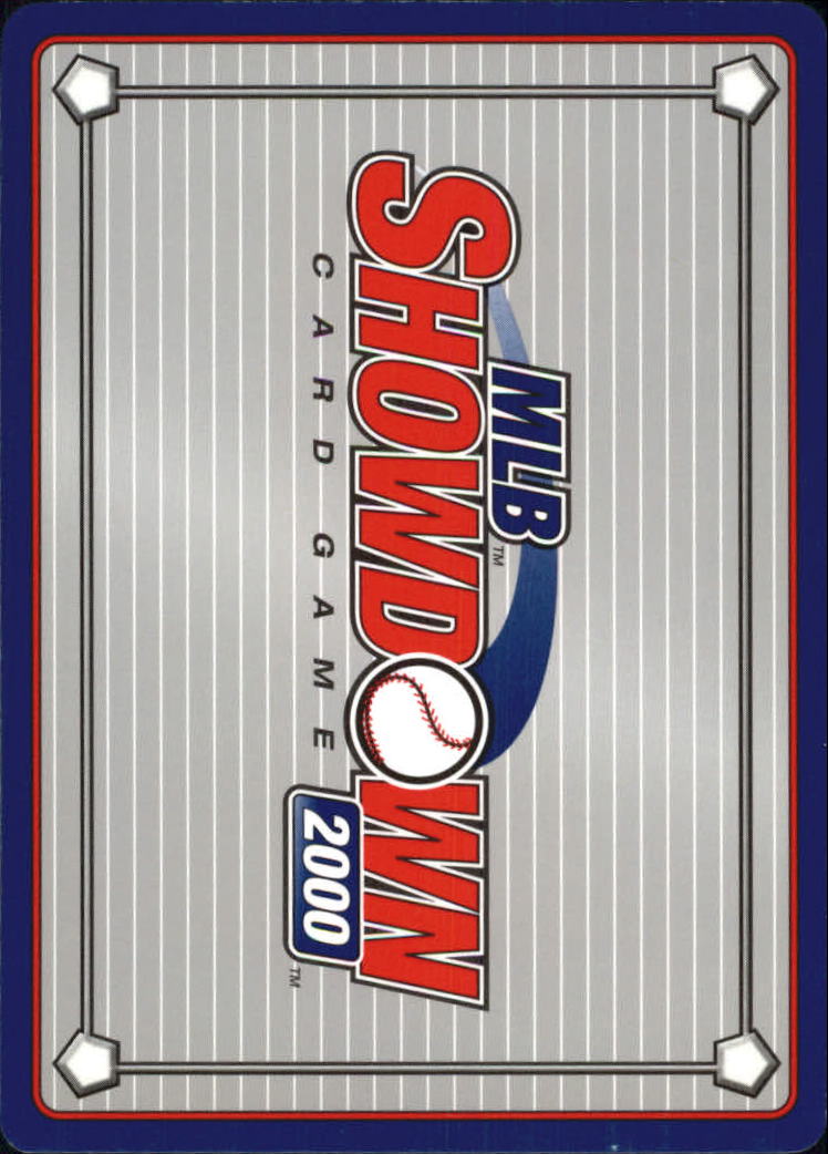 2000 MLB Showdown Unlimited #51 Albert Belle back image