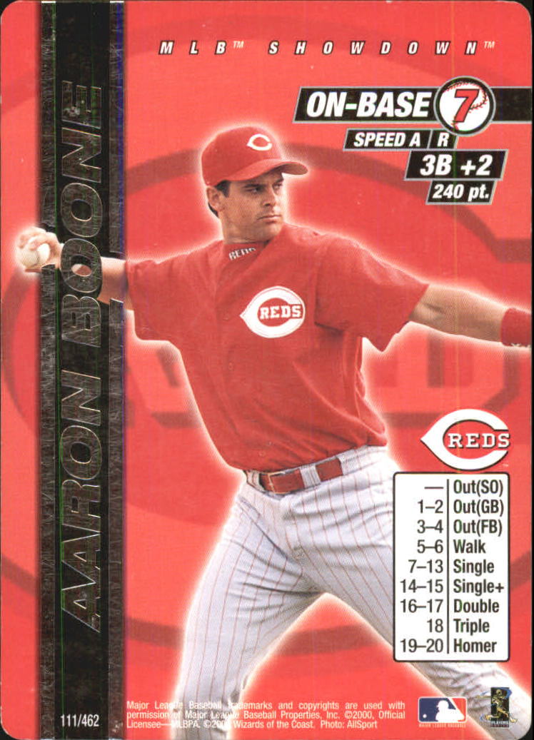 2000 MLB Showdown Unlimited #111 Aaron Boone