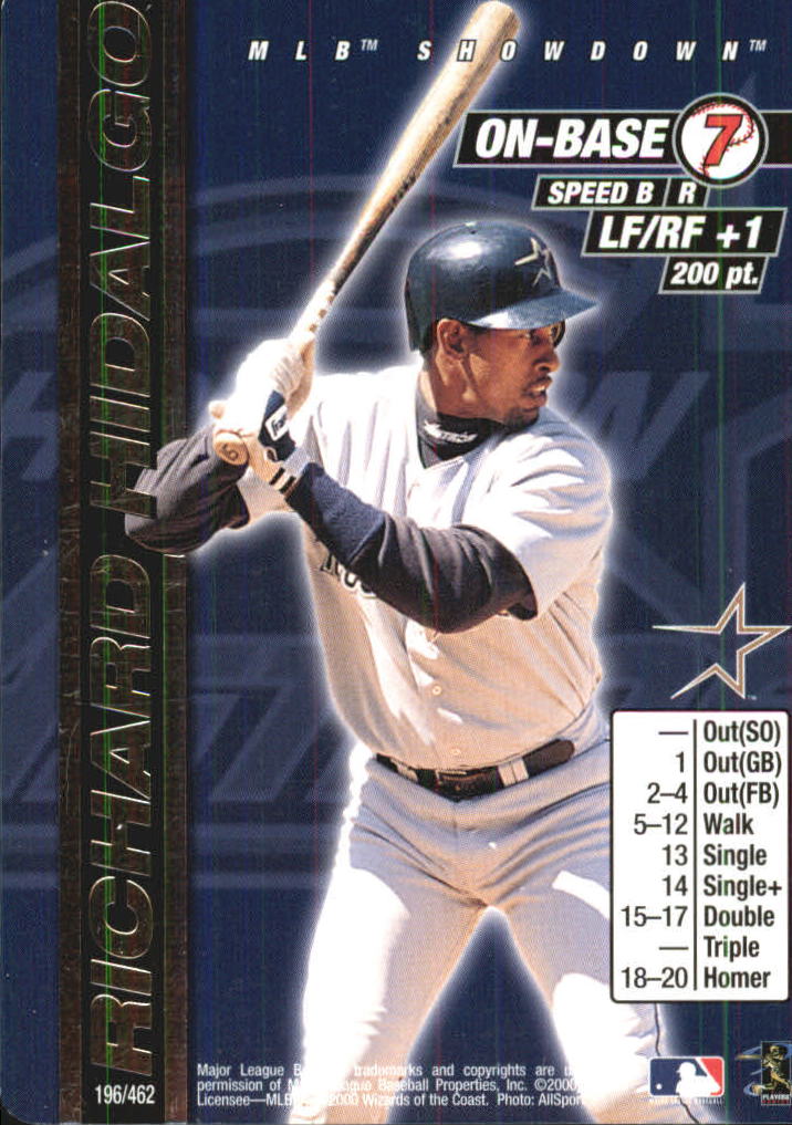 2000 MLB Showdown Unlimited #196 Richard Hidalgo