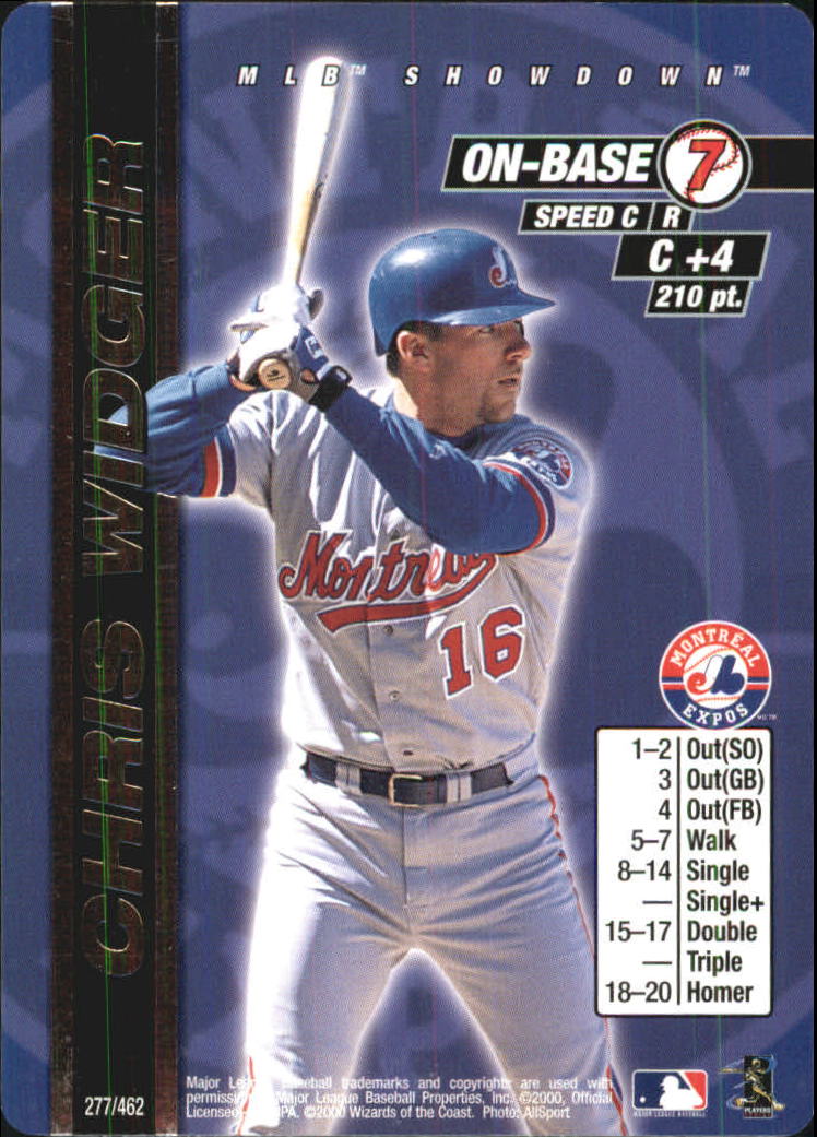 2000 MLB Showdown Unlimited #277 Chris Widger