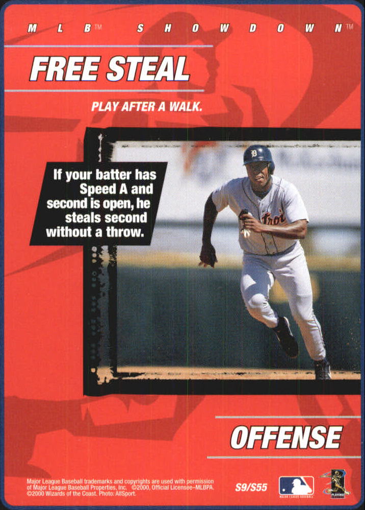 2000 MLB Showdown Strategy #S9 D.Cruz/Free Steal