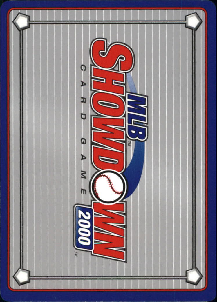 2000 MLB Showdown Pennant Run 1st Edition #16 Reggie Sanders back image