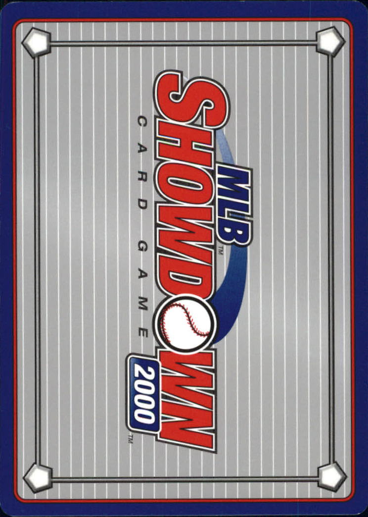 2000 MLB Showdown Pennant Run 1st Edition #18 Will Clark back image