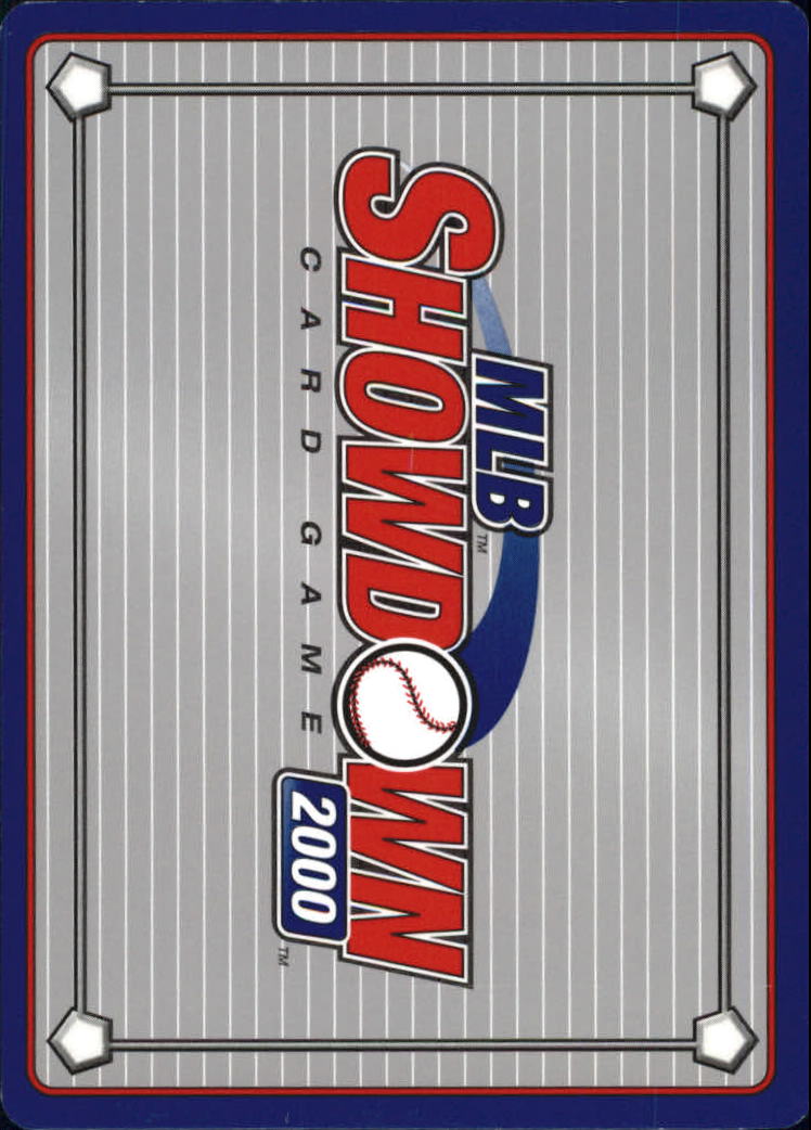 2000 MLB Showdown Pennant Run 1st Edition #20 Manny Alexander back image