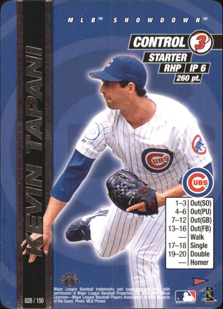 2000 MLB Showdown Pennant Run 1st Edition #28 Kevin Tapani