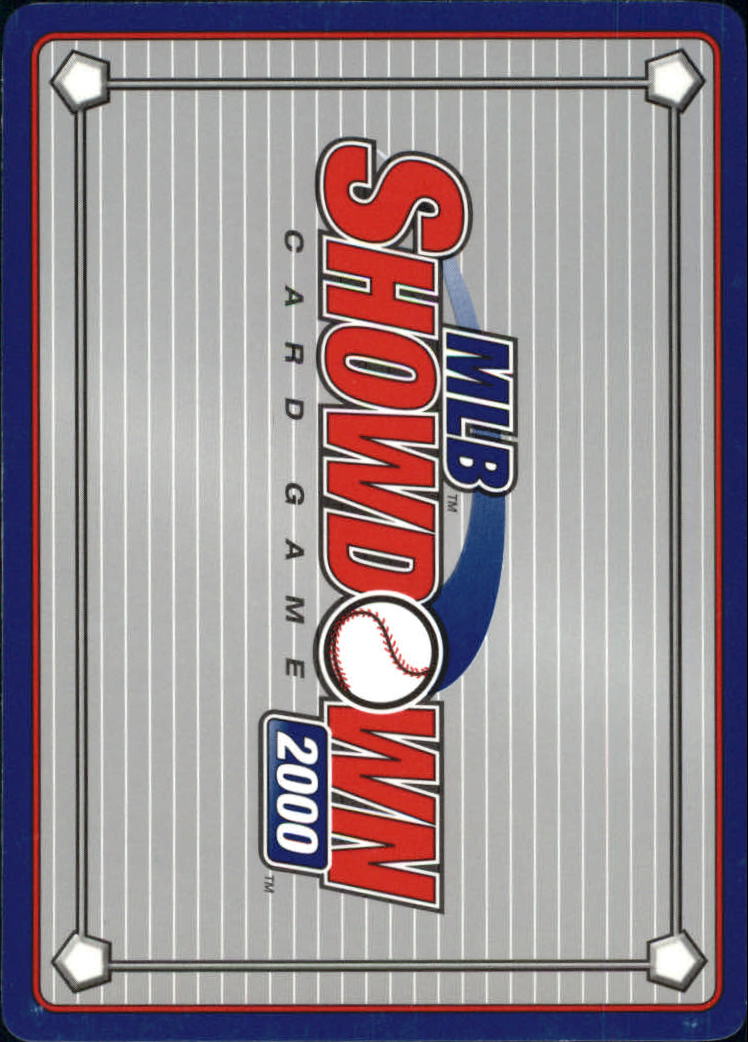2000 MLB Showdown Pennant Run 1st Edition #30 Eric Young back image