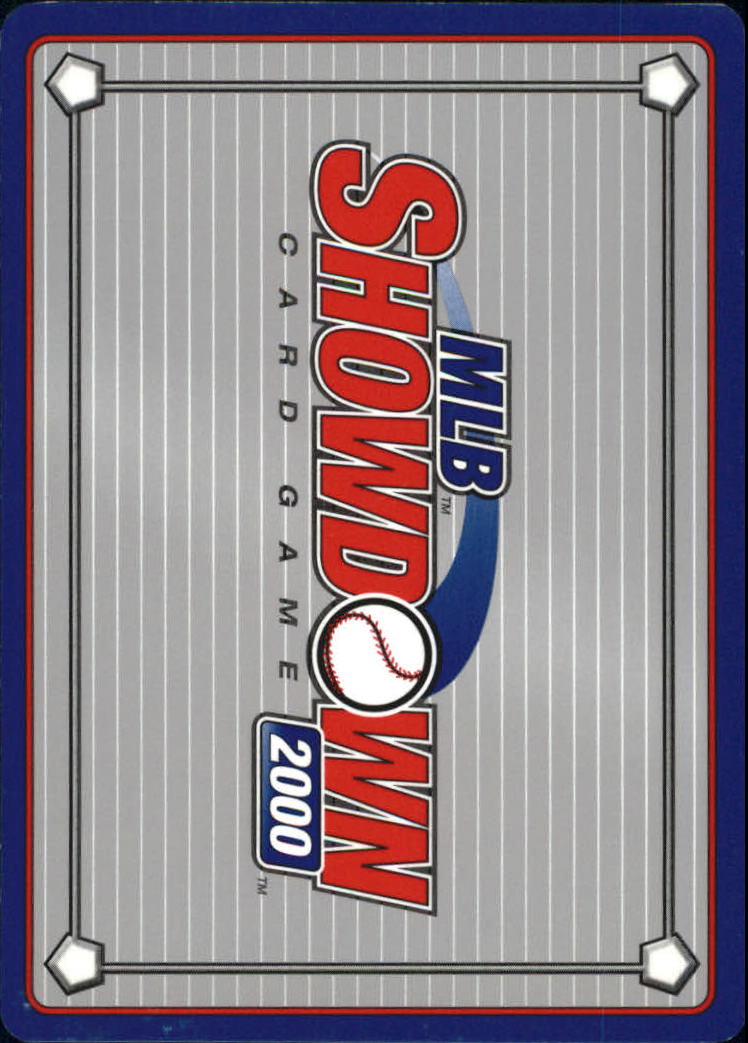 2000 MLB Showdown Pennant Run 1st Edition #38 Steve Parris back image