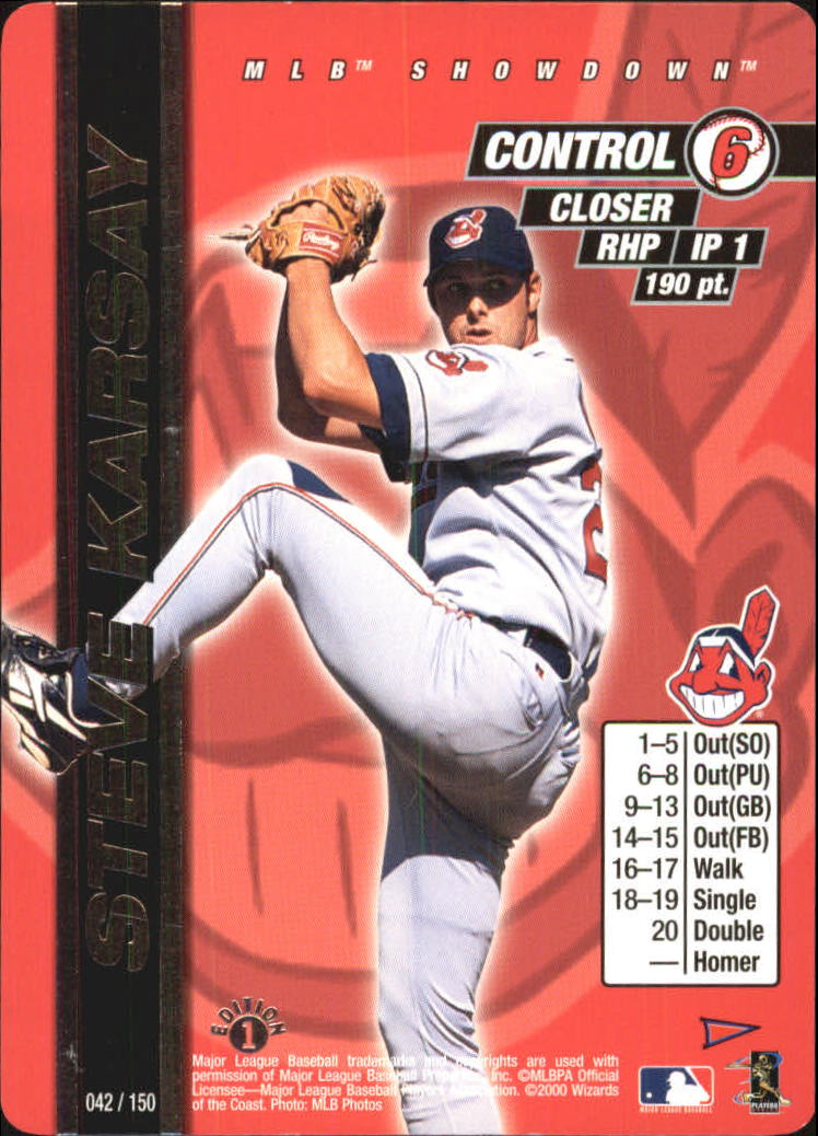 2000 MLB Showdown Pennant Run 1st Edition #42 Steve Karsay