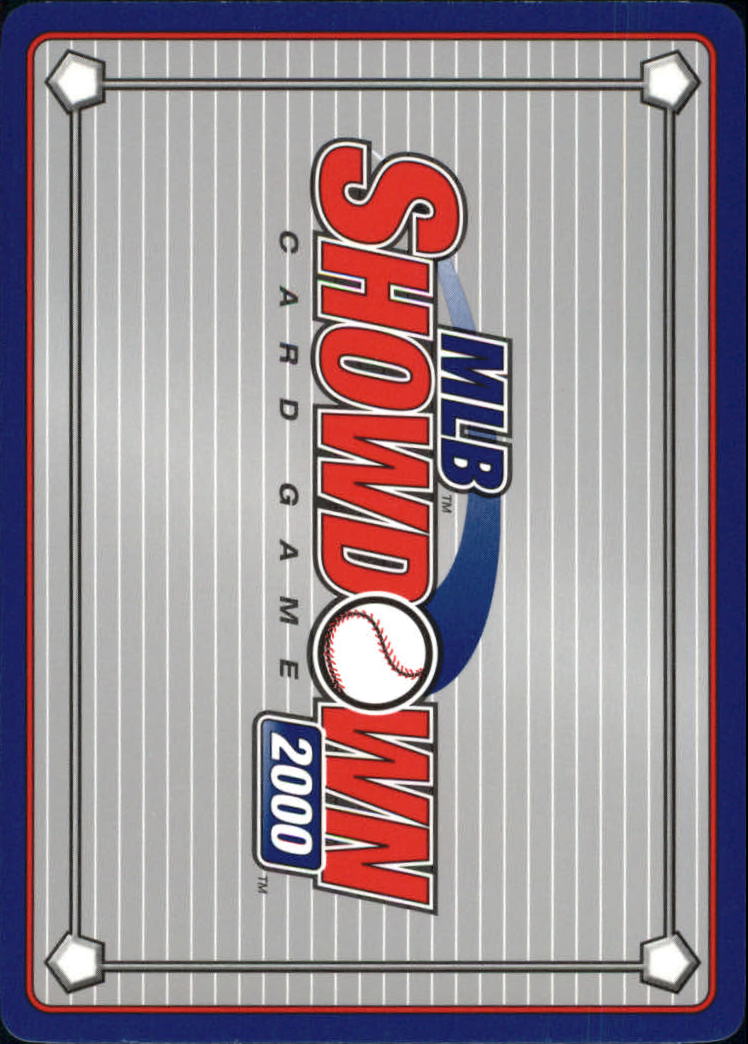 2000 MLB Showdown Pennant Run 1st Edition #48 Mike Lansing back image