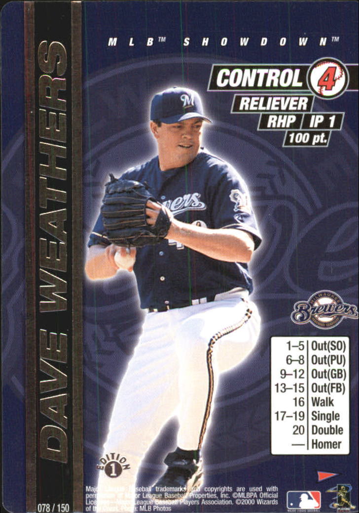 B1819- 2000 MLB Showdown Baseball Assorted Cards3 -You Pick- 15+ FREE US SHIP - Picture 40 of 261
