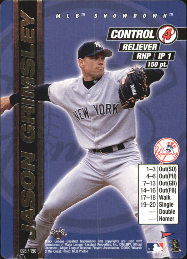B1819- 2000 MLB Showdown Baseball Assorted Cards3 -You Pick- 15+ FREE US SHIP - Picture 64 of 261