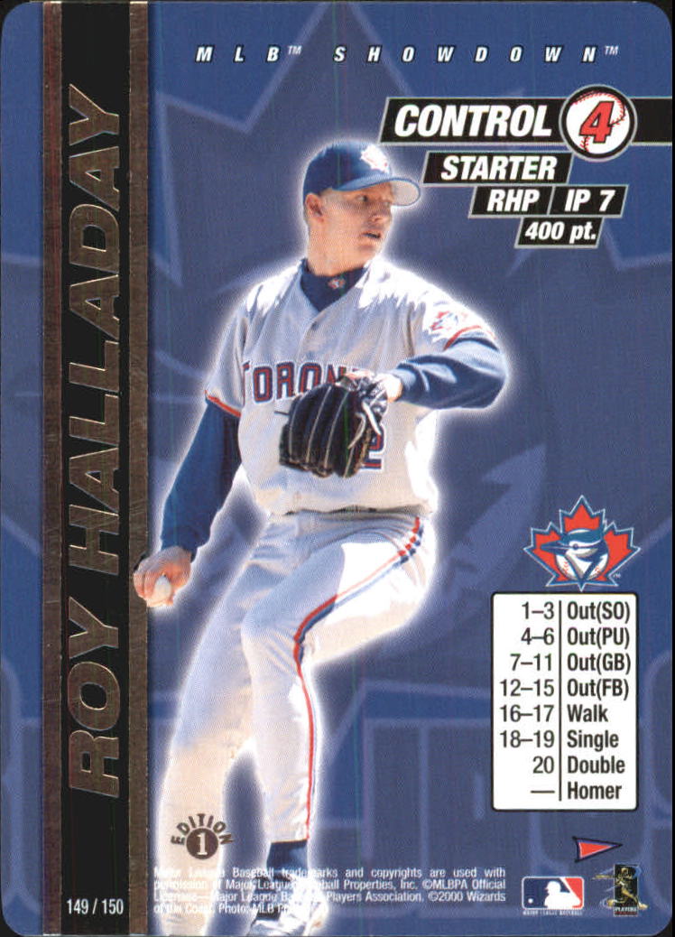 2000 MLB Showdown Pennant Run 1st Edition #149 Roy Halladay