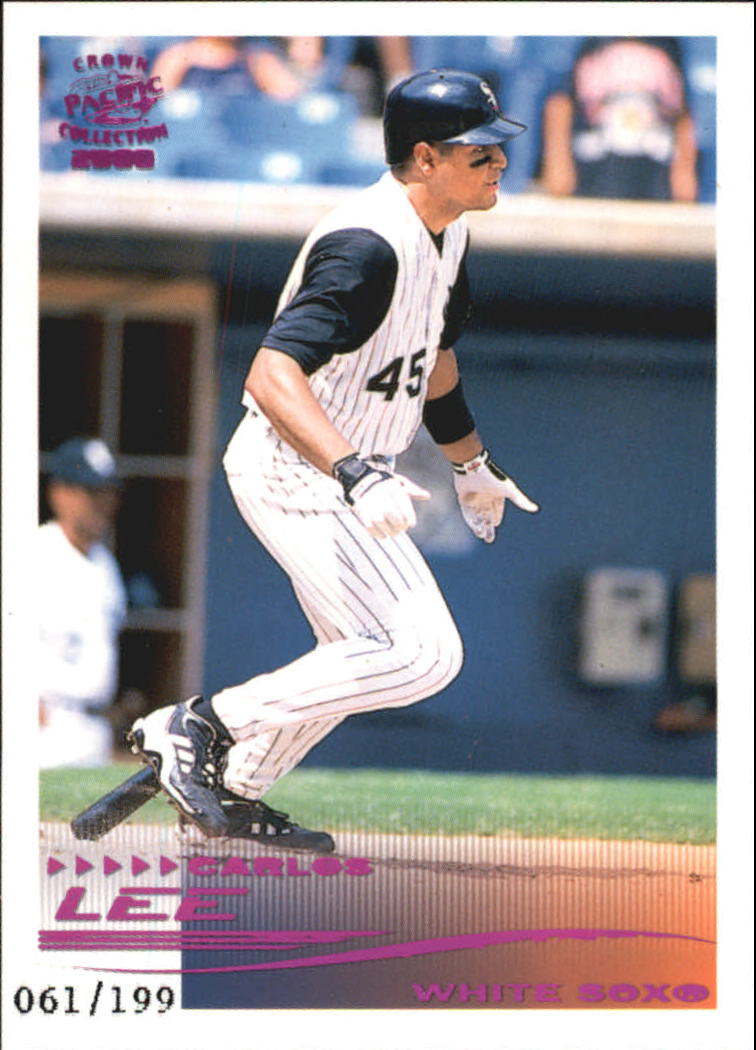 2000 Pacific Crown Collection Holographic Purple #59 Carlos Lee