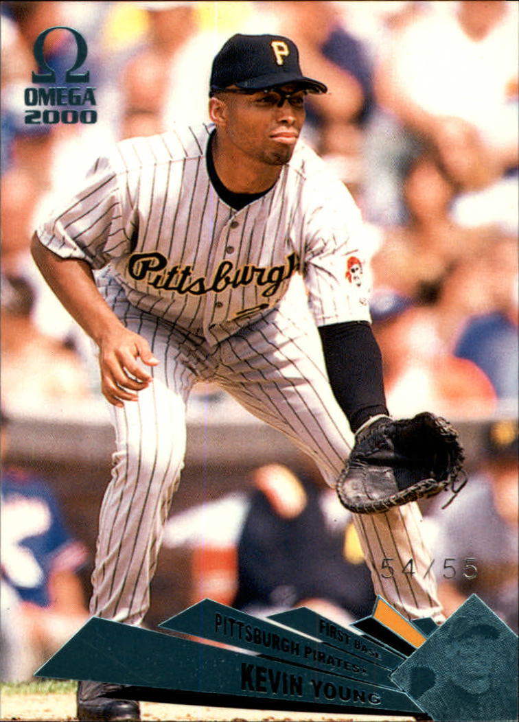2000 Pacific Omega Platinum Blue #113 Kevin Young