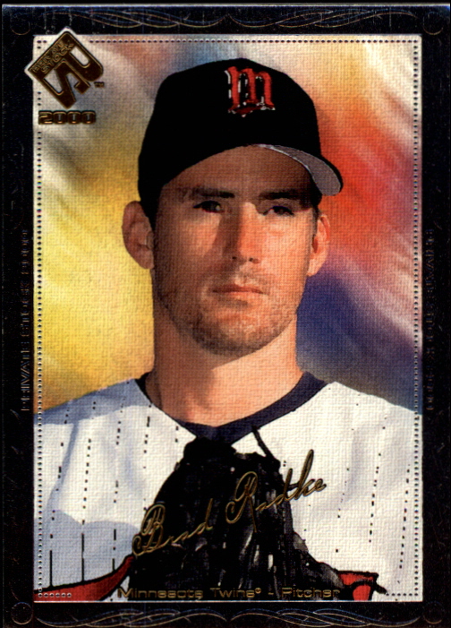 2000 Pacific Private Stock Silver Portraits #84 Brad Radke #'d to 199
